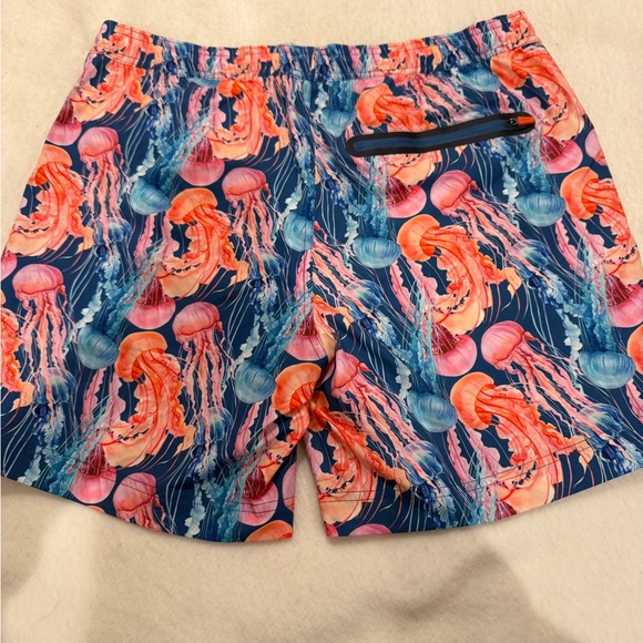 NWOT Swims Bari Jellyfish Swim Shorts Men's Medium Blue Elastic Drawstring Waist - Picture 10 of 14